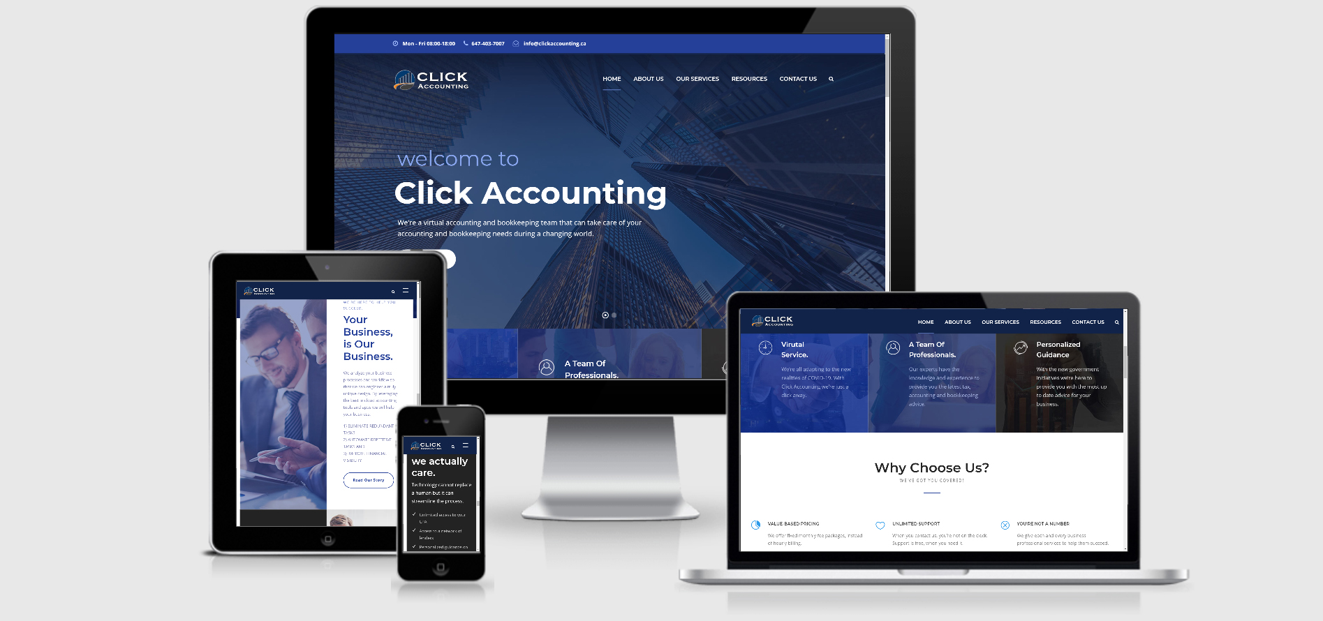 Local SEO website redesign for an Oshawa health practice