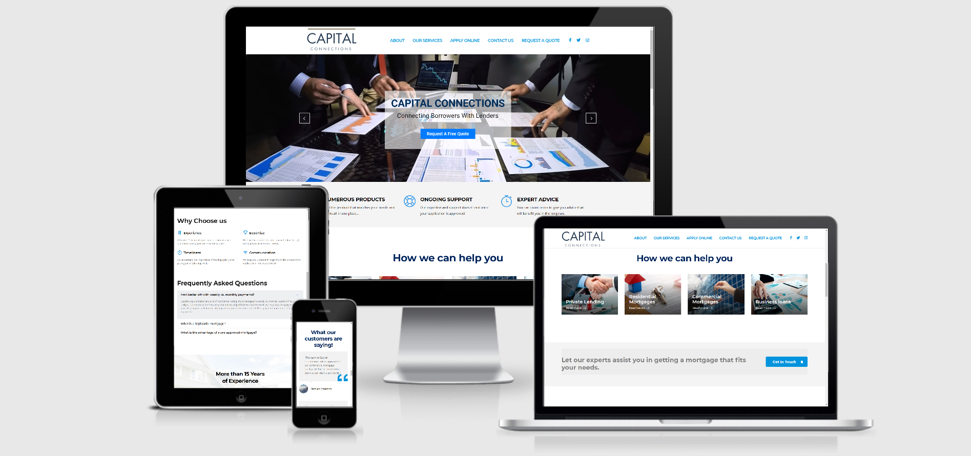 Elementor WordPress design for a Pickering professional services firm
