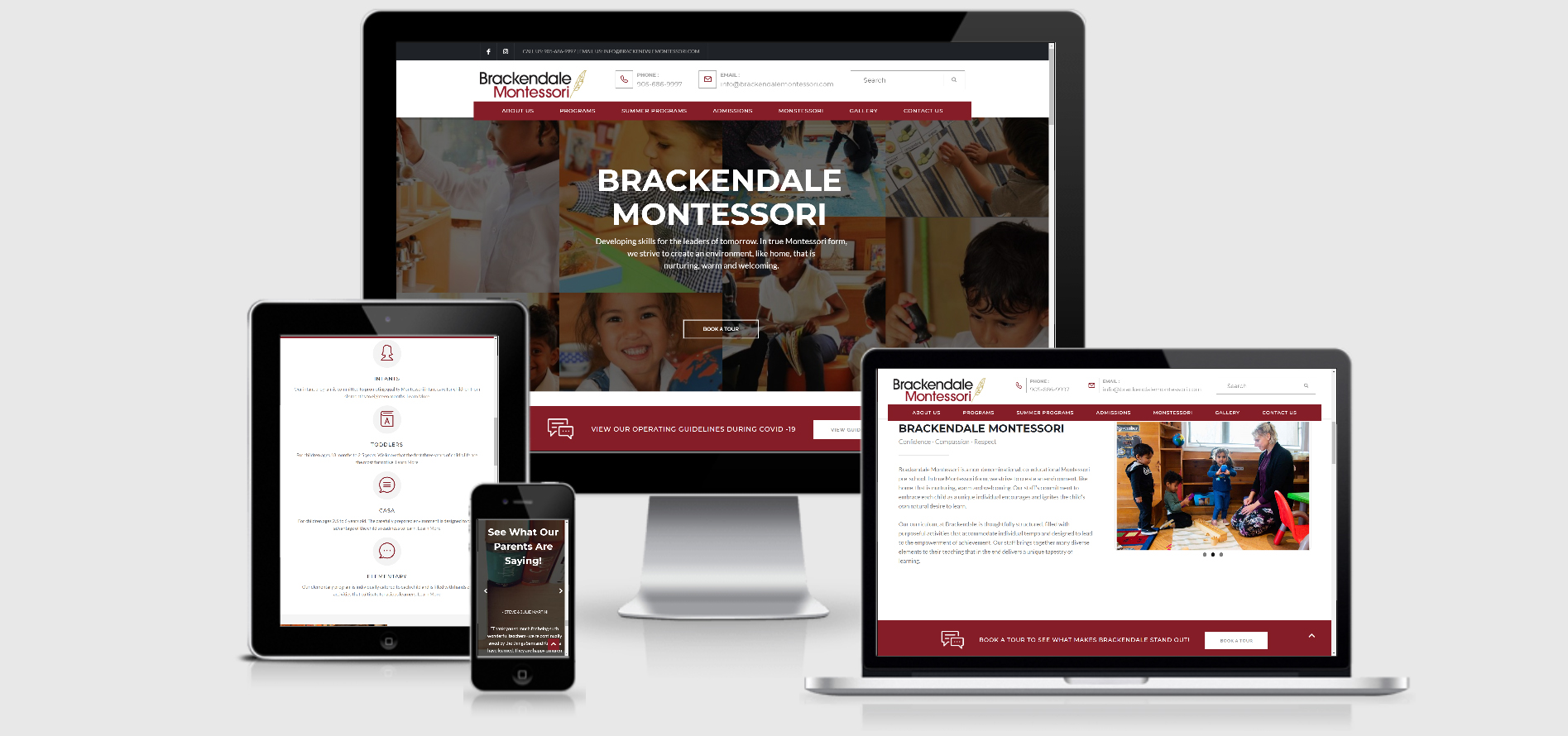 Montessori Website Design Oshawa